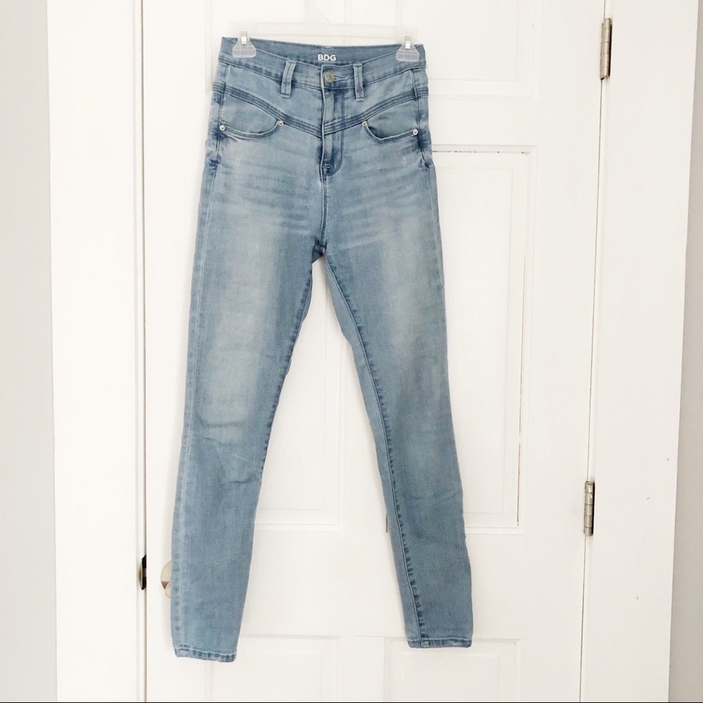 BDG Light Blue High Rise Seam Ankle Jeans 👖, 26